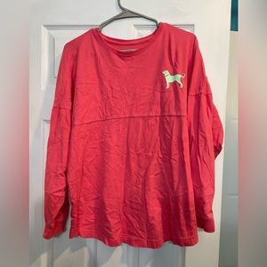 The Black Dog Overzised Coral Long Sleeve